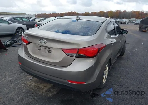 2014 Hyundai Elantra Se from USA, damaged, VIN 5NPDH4AEXEH522043